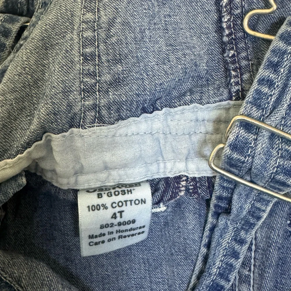 Vintage Oshkosh‎ B Gosh Denim Overalls 4T